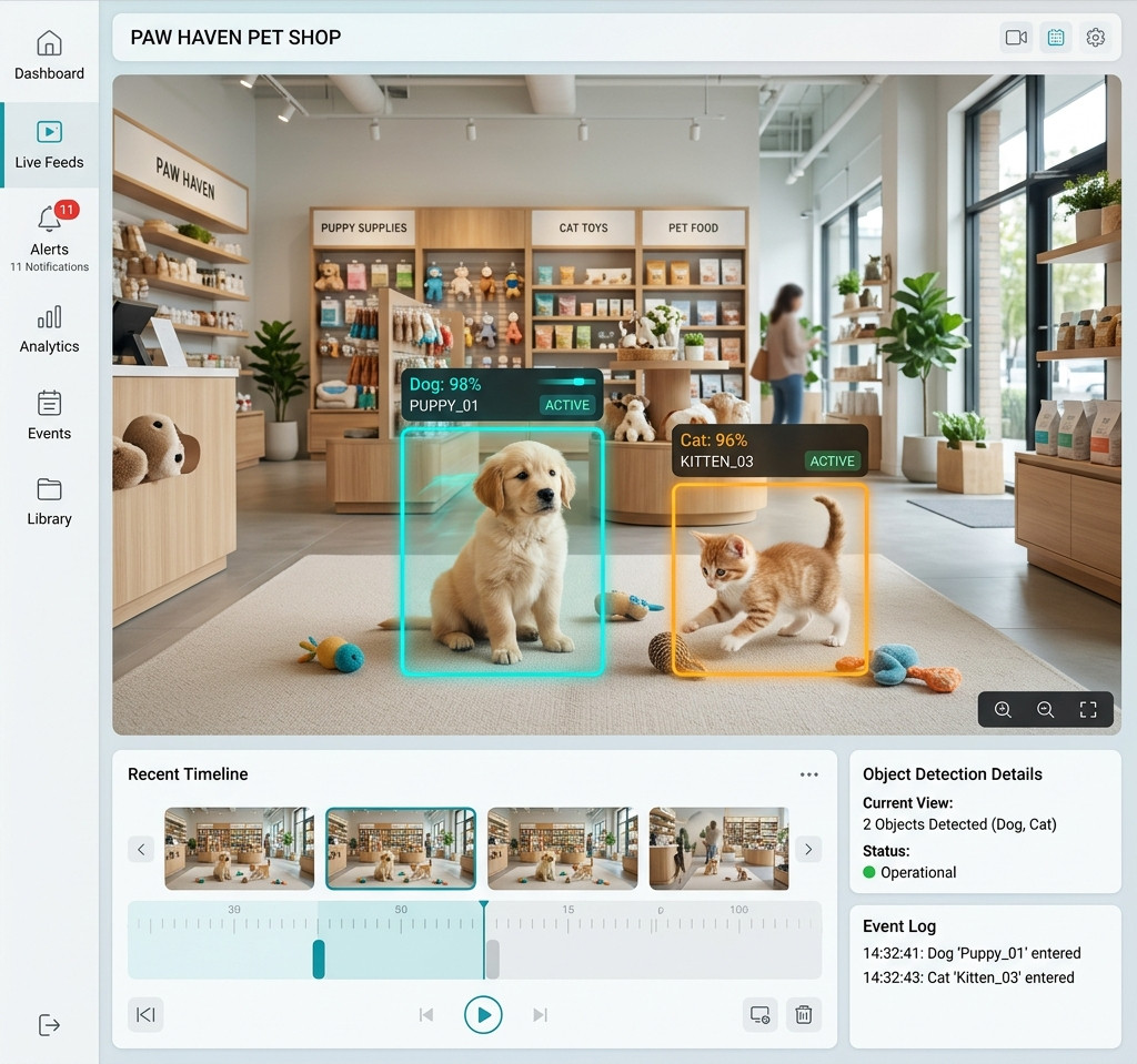 輕量級視覺模型 - 寵物店動物目標識別 / Lightweight Vision Model - Pet Detection